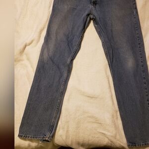 Wrangler Mens Jeans Relaxed Fit 36x34 Stonewashed 5 Pocket Straight leg 9760WDR